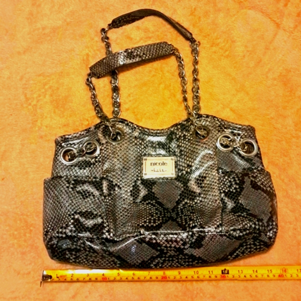 Nicole Miller Large Animal Print Hobo NWOT